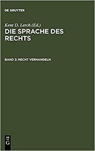 verhandeln Recht 9783110183986 预订
