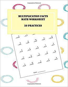 【预售】Multiplication Facts Math Worksheet 50 Practice: Scholastic Success Daily Practice Guide for Elementary St...