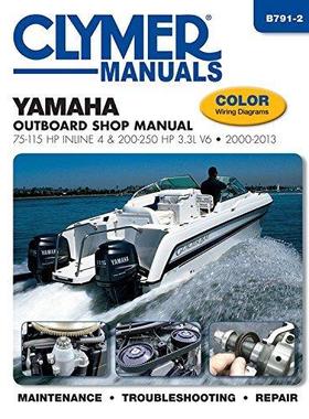 [预订]Yamaha Four-Stroke Outboards 75-115 HP Inline 4 & 200-250 HP 3.3L V6 2000-2013 9781620921326