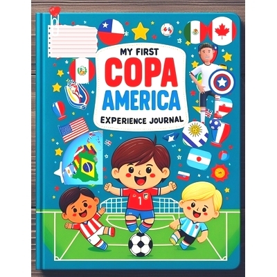 预订 My First Copa América: Experience Journal. Activity Book for Kids Ages 5 to 10:: Interactive, Educational Games an