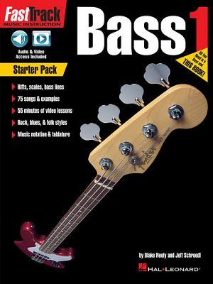 【预订】Fasttrack Bass Method - Starter Pack: Includes Book 1 with Online Audio and Video