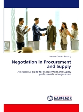 预订 Negotiation in Procurement and Supply: 9786207648221