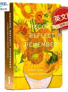 现货 梵高3年回忆笔记本 荷兰梵高博物馆 官方周边 进口文创 英文原版 Van Gogh Three-Year Daily Memory Journal