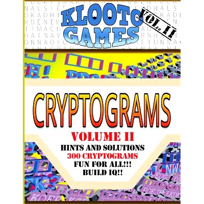 预订 KLOOTO Games CRYPTOGRAMS Vol. II: 9781508678717