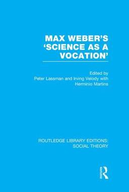 预订 Max Weber's 'Science as a Vocation'