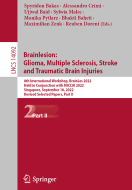 预订 Brainlesion:  Glioma, Multiple Sclerosis, Stroke  and Traumatic Brain Injuries