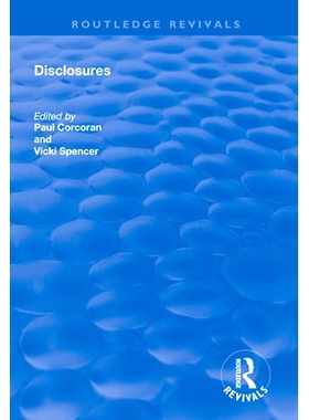 预订 Disclosures 披露事项: 9781138311497