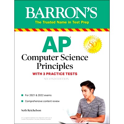 现货 英文原版 巴朗AP计算机原理 第2版 AP Computer Science Principles with 3 Practice Tests (Barron's Test Prep)