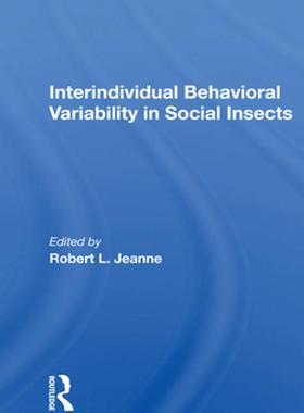 [预订]Interindividual Behavioral Variability In Social Insects 9780367160487