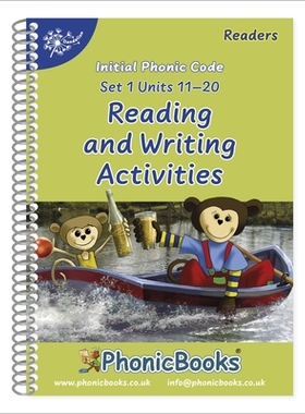 预订 Phonic Books Dandelion Readers Reading and Writing Activities Set 1 Units 11-20: Consonant digraphs and simple two-