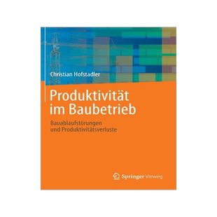 预订 Produktivität im Baubetrieb
