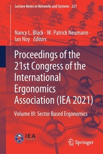 IEA 预订 Proceedings 21st International Congress 2021 Ergonomics Association the