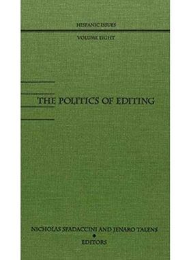 预订 Politics of Editing: 9780816620289