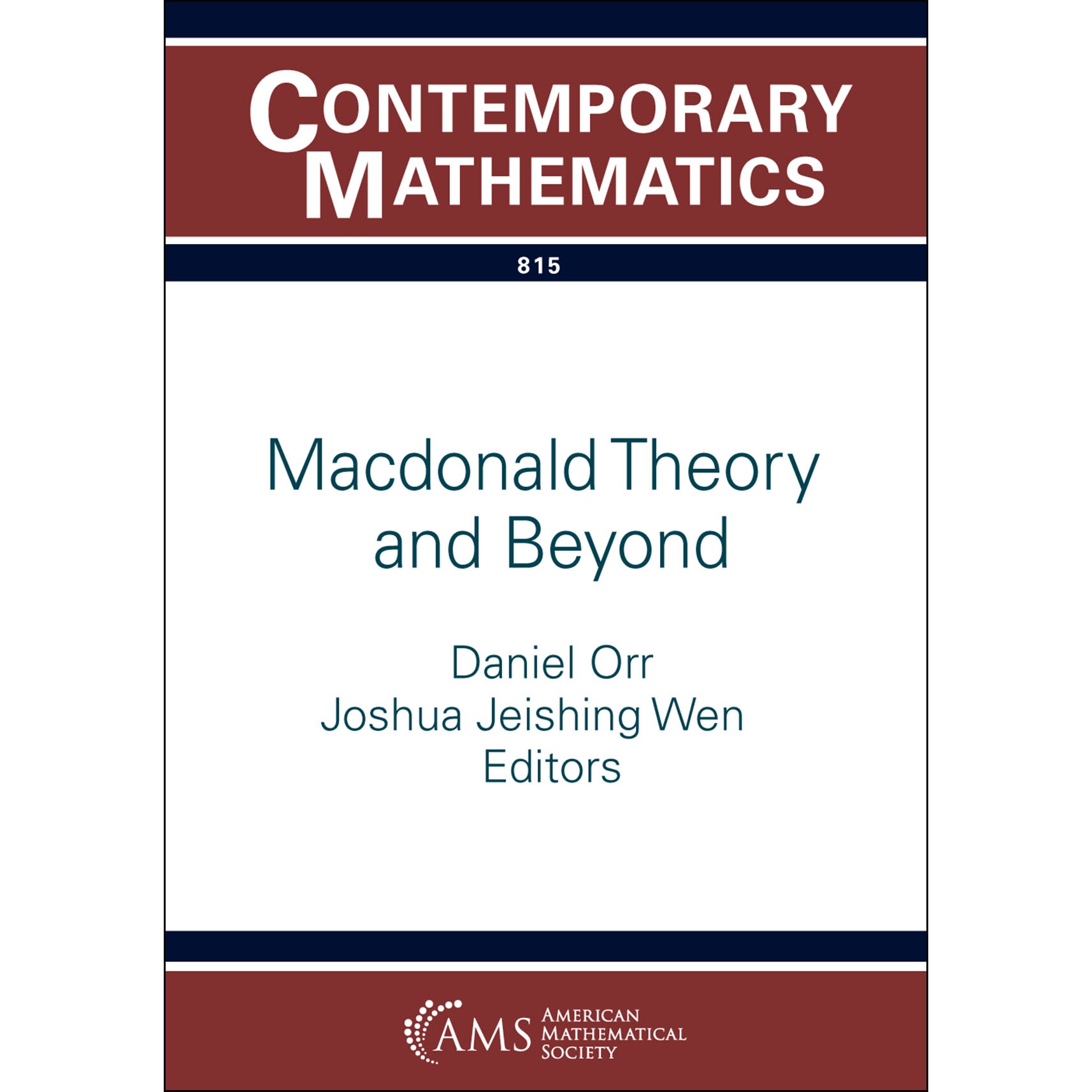 Macdonald Theory and Beyond 麦克唐纳理论及其延伸 9781470471897