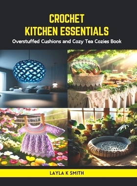 预订 Crochet Kitchen Essentials: Overstuffed Cushions and Cozy Tea Cozies Book: 9798875680335
