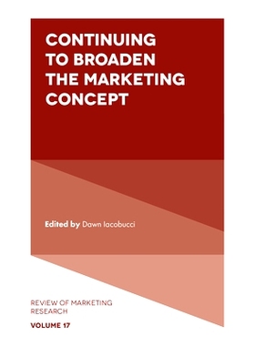 预订 Continuing to Broaden the Marketing Concept 继续拓宽营销理念: 9781787548251