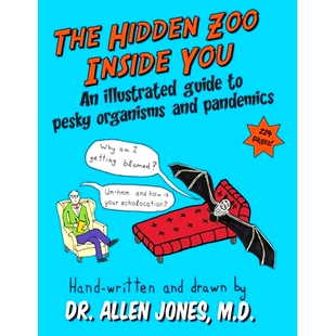 预订 The Hidden Zoo Inside You: An illustrated guide to pesky organisms and pandemics: 9781989467664