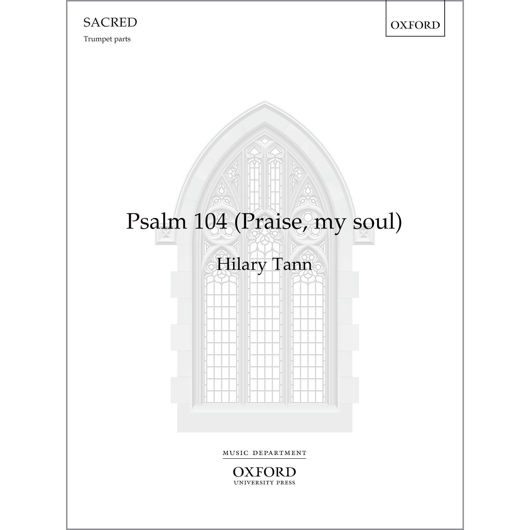 预订 Psalm 104 (Praise, my soul) 讚美之靈：SATB、兩支小號及管風琴的讚美詩: 9780193862401