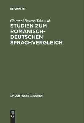 【预订】Studien zum romanisch-deutschen Sprachvergleich 9783484302976