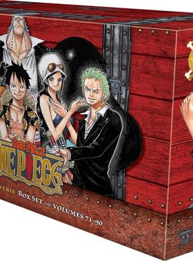 海贼王盒装4 第71-90册 尾田荣一郎 英文原版漫画 One Piece Box Set 4: Dressrosa to Reverie: Volumes 71-90