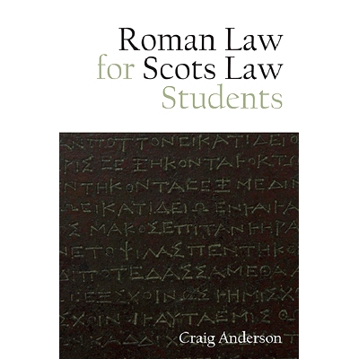 预订 Roman Law for Scots Law Students: 9781474450195