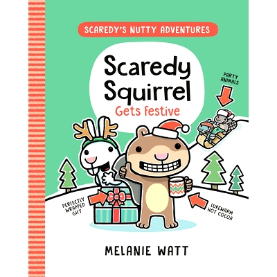 预订 Scaredy Squirrel Gets Festive: (A Graphic Novel): 9780593899571
