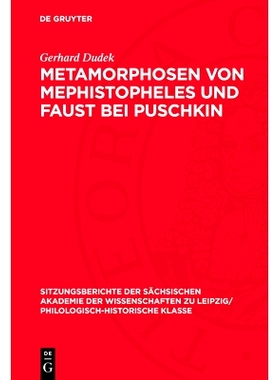 预订 Metamorphosen von Mephistopheles und Faust bei Puschkin: 9783112711248