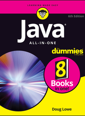 【预订】Java All-In-One for Dummies, 6th Edition