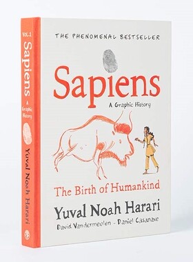 人类简史 从动物到上帝 漫画版 Graphic Novel 英文原版 Sapiens: A Brief History of Humankind 世界通史 Harari 尤瓦尔·赫拉利