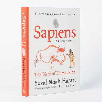 人类简史 从动物到上帝 漫画版 Graphic Novel 英文原版 Sapiens: A Brief History of Humankind 世界通史 Harari 尤瓦尔·赫拉利