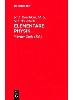 预订 Elementare Physik: Definitionen – Gesetze – Tabellen: 9783112752548