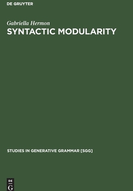 【预订】Syntactic Modularity 9783110130706