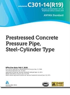 预订 C301-14(R19) Prestressed Concrete Pressure Pipe, Steel-Cylinder Type