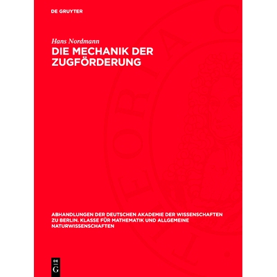 预订 Die Mechanik der Zugförderung: 9783112759165