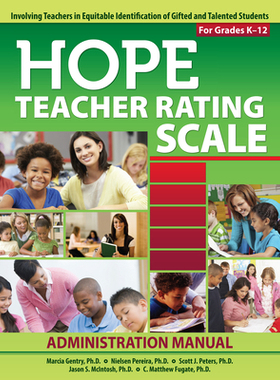 【预订】HOPE Teacher Rating Scale 9781618214522