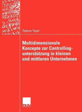 预订 Multidimensionale Konzepte zur Controllingunterstützung in kleinen und mittleren Unternehmen