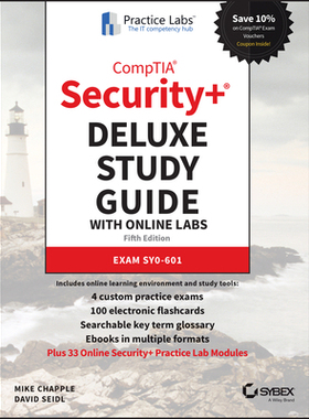 【预订】Comptia Security+ Deluxe Study Guide W Online Lab: Exam Sy0-601 5E 9781119812289