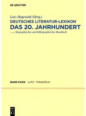 预订 Lutz - Mansfeld: 9783110760965