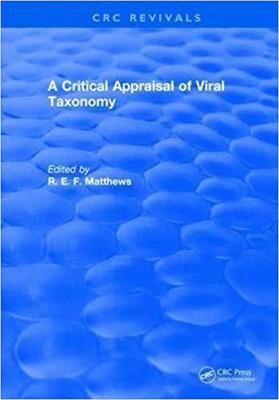 【预售】A Critical Appraisal of Viral Taxonomy