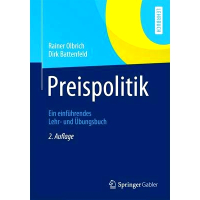 预订 Preispolitik: Ein einführendes Lehr- und Übungsbuch 定价政策 - 入门*和练习册: 9783642379468