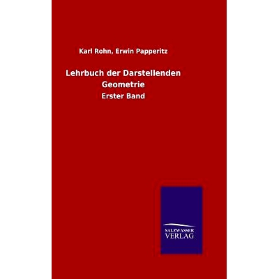 预订 Lehrbuch der Darstellenden Geometrie: 9783846099988