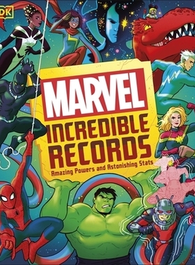 预订 Marvel Incredible Records: Amazing Powers and Astonishing Stats 漫威奇迹记录: 9780241681503