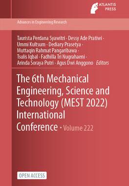 [预订]The 6th Mechanical Engineering, Science and Technology (MEST 2022) International Conference 9789464631333