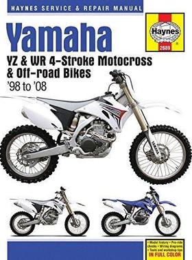[预订]Yamaha Yz & Wr 4-Stroke Motocross & Off-Road Bikes, ’98 To’08 9781620922156