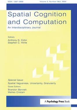 【预订】Spatial Vagueness, Uncertainty, Granularity