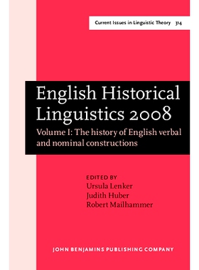 预订 English Historical Linguistics 2008: Selected papers from the fifteenth International Conference on English Histori
