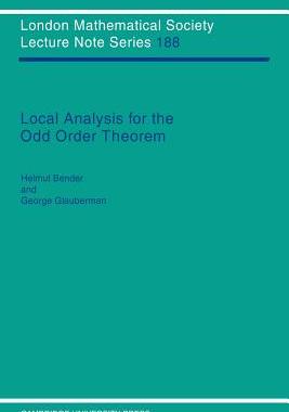 【预订】Local Analysis for the Odd Order Theorem