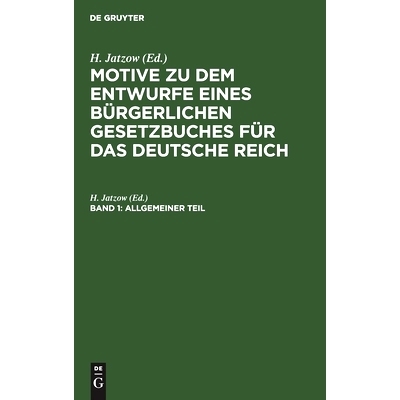 预订 Allgemeiner Teil: 9783112384497