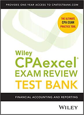 【预售】Wiley Cpaexcel Exam Review 2020 Test Bank: Financial Accounting and Reporting (1-Year Access)