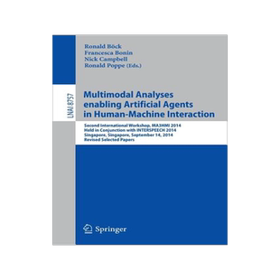 预订 Multimodal Analyses enabling Artificial Agents in Human-Machine Interaction